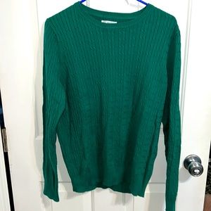 Kim Rogers Large Green Knit Sweater💚